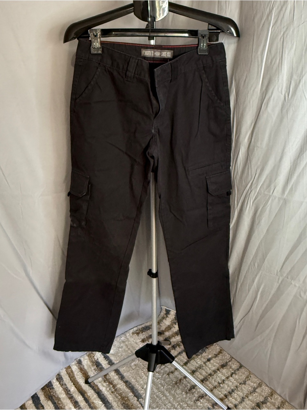 Dickies Black Straight-Leg Cargo Pants